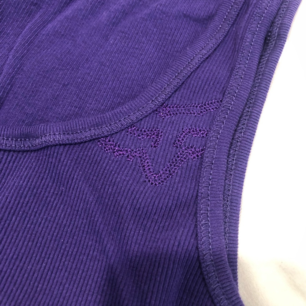 NWT Fox Racing Miss Clean Purple Ribbed Tank Small - Picture 3 of 7